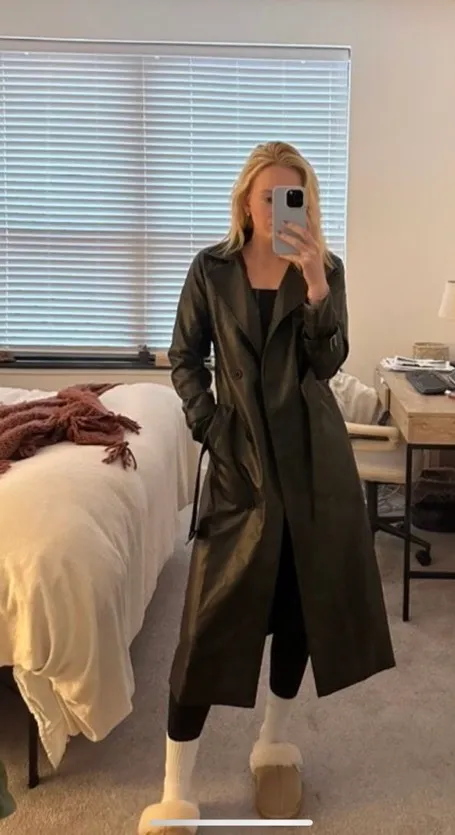 Princess Polly Black Leather Jacket - Image 4