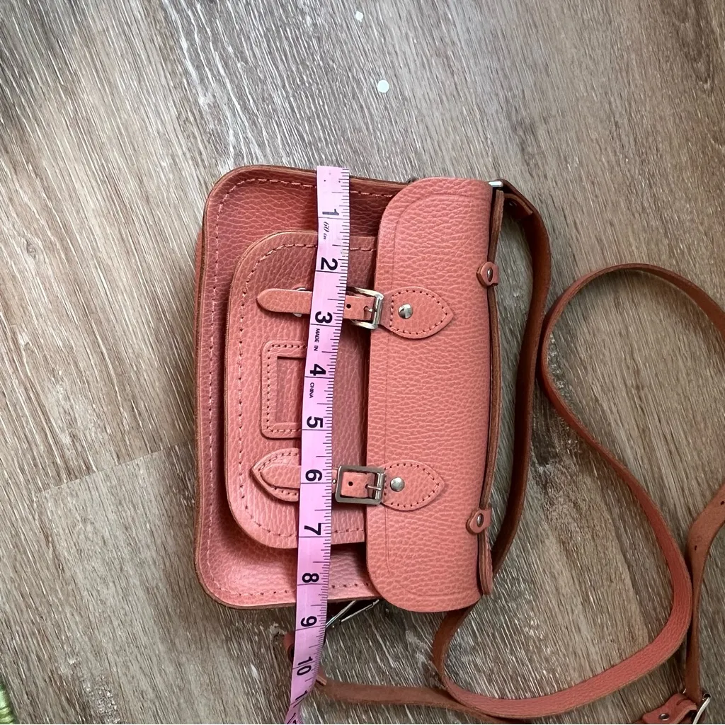 Cambridge Satchel Company Salmon Pink Crossbody Bag - Image 5