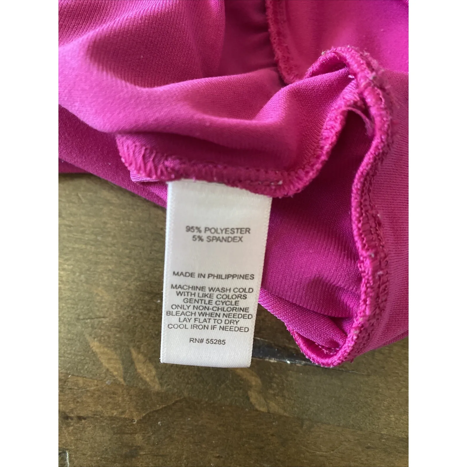 Express Womens Small Fuscia Pink Round Neck Top Going Out Corp Clean Girl Fem - Image 6