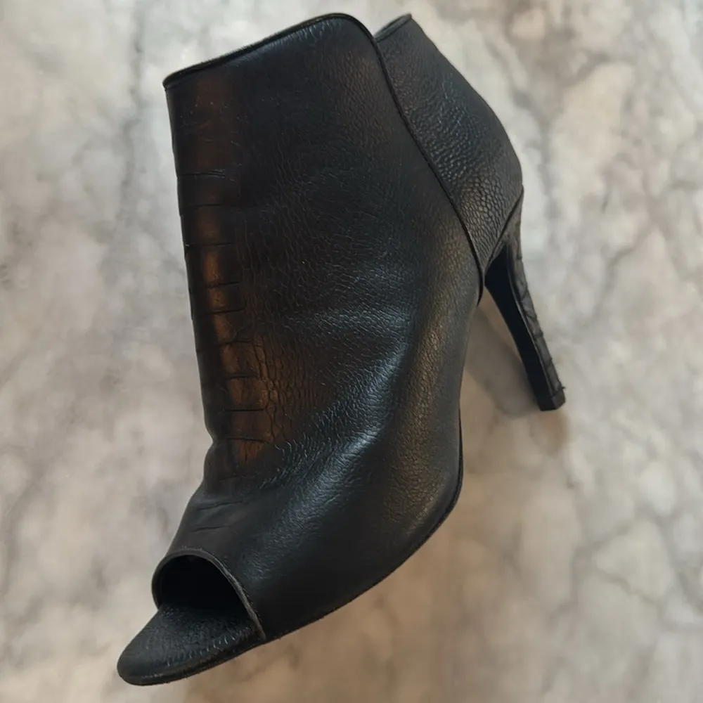 Joie “Gwen” open toe bootie with side zip. Size 8 (38) - Image 7