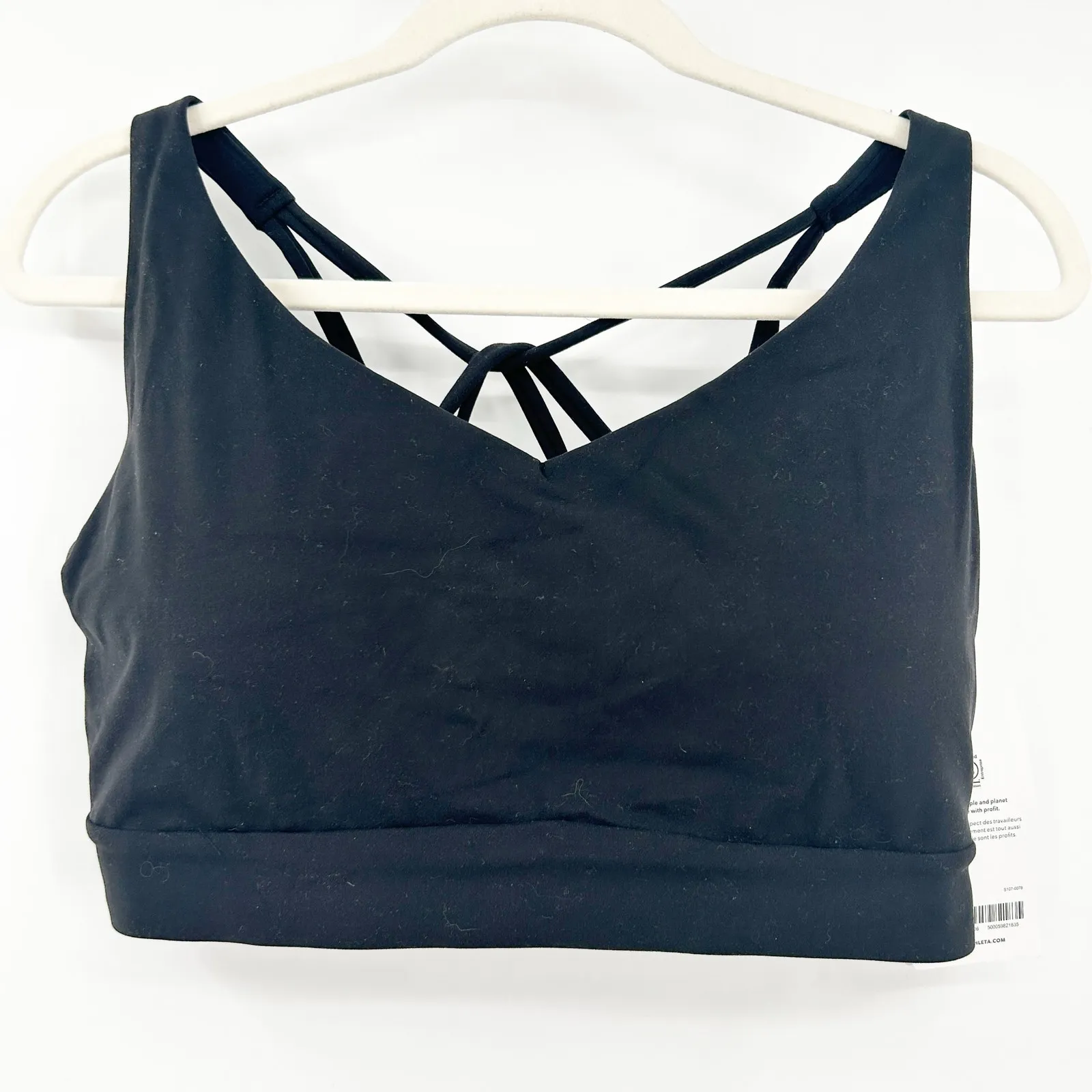 NWT Athleta‎ Womens Active Solace Strappy Crisscross Sports Bra D-DD+ Size 1X - Image 3