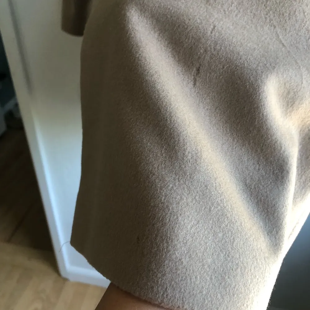 United Colors of Benetton wool blend camel color dress coat dress jacket - Image 4