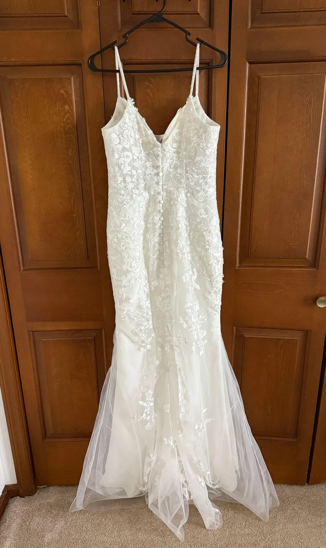 Wedding Dress White Size 8 - Image 3