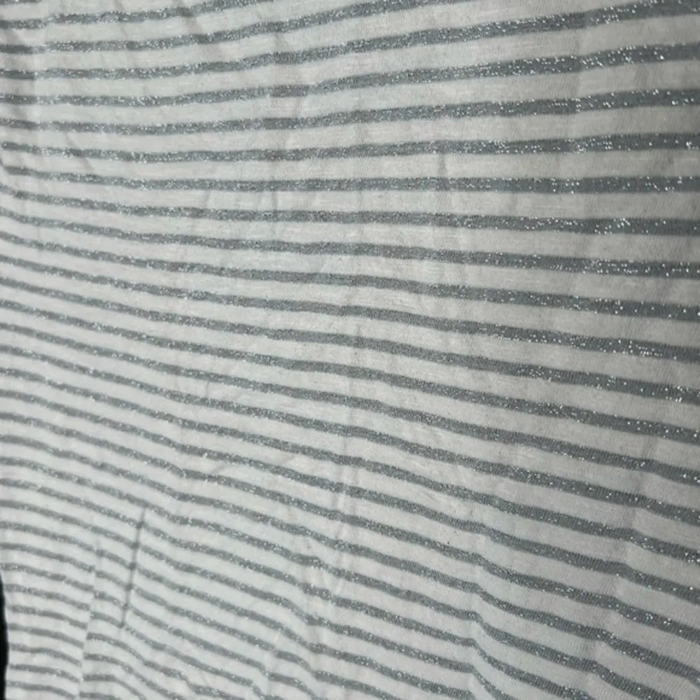 J. Crew Women's Artist T Metallic Stripe Boat Neck Long Sleeve Size XS - Image 5