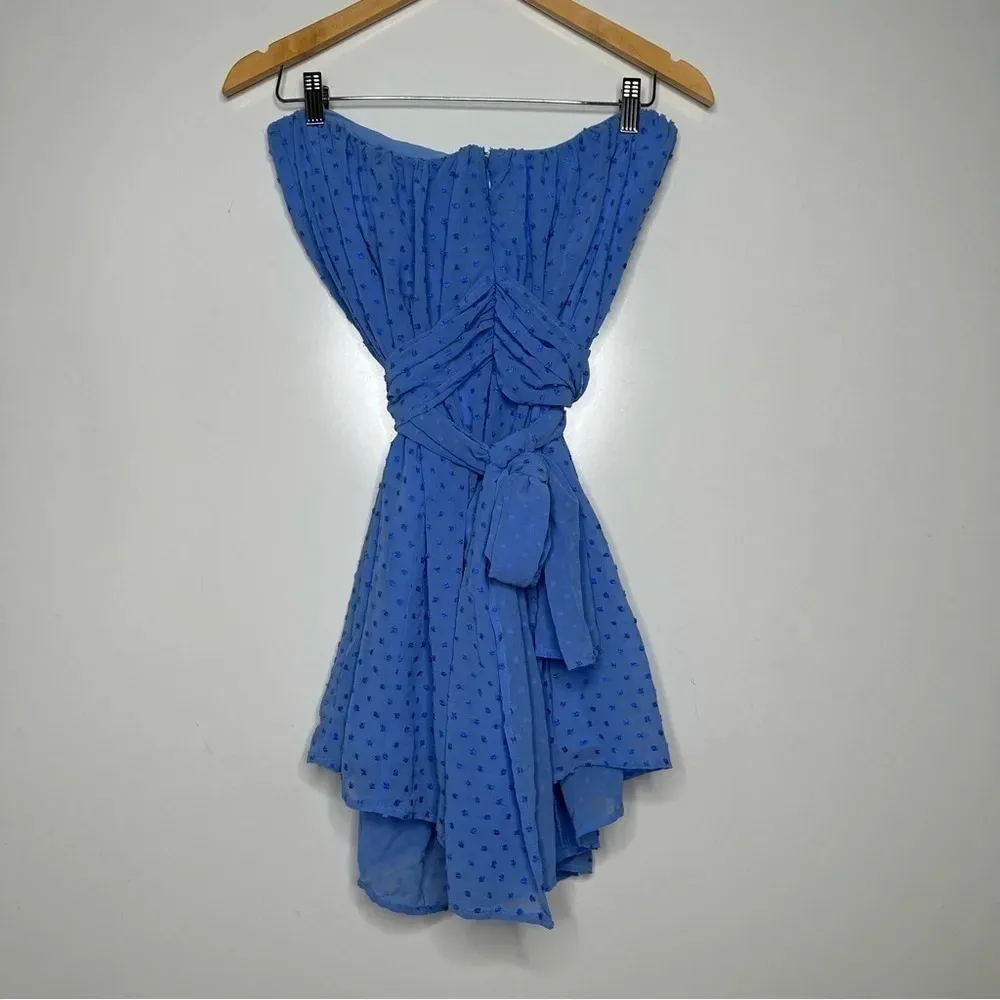 NBD Revolve NWT Periwinkle Blue Paradisco Mini Dress Size Medium - Image 6