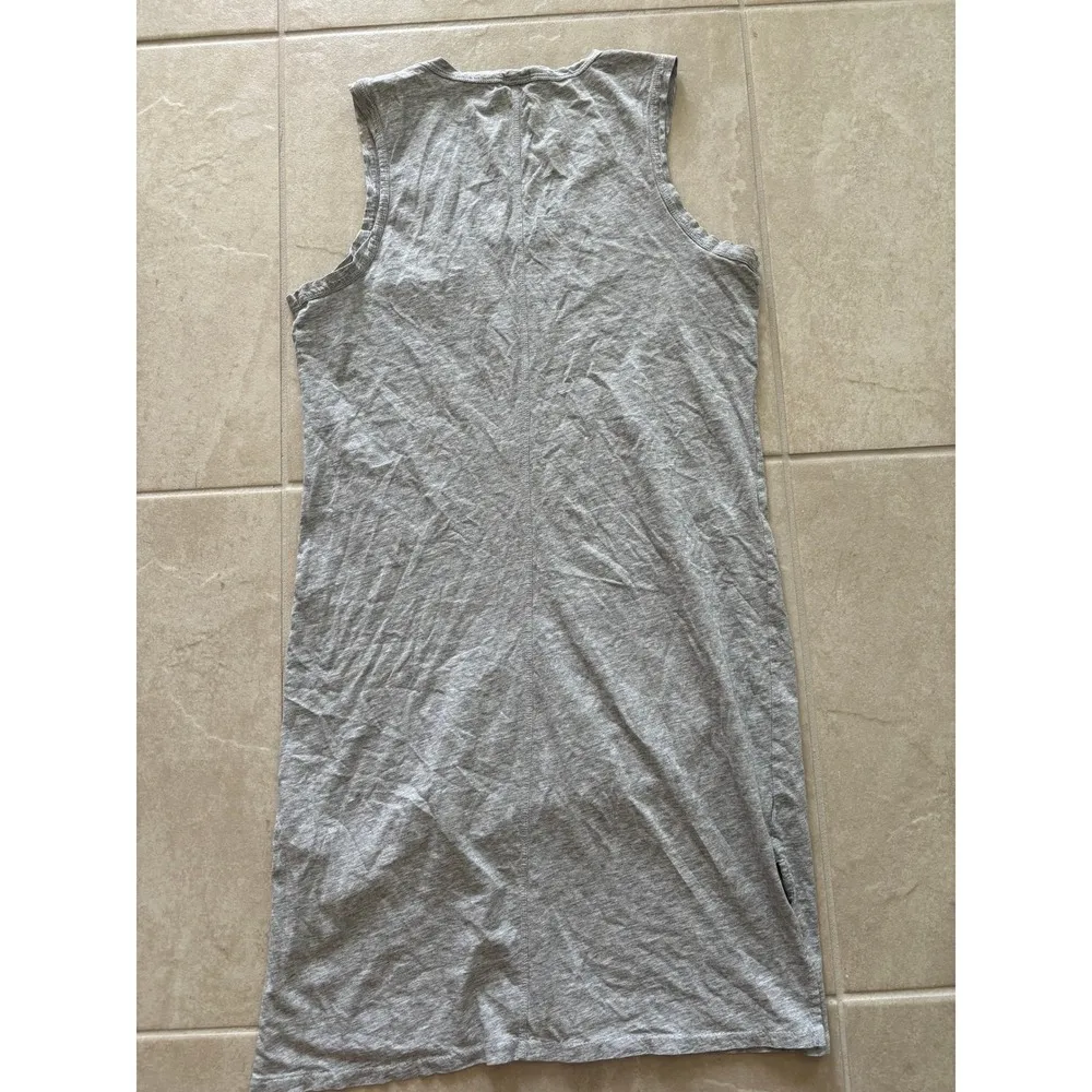 J Crew Dress Womens Size Small Gray Sleeveless Capsule Minimalist Neutral Beachy - Image 4
