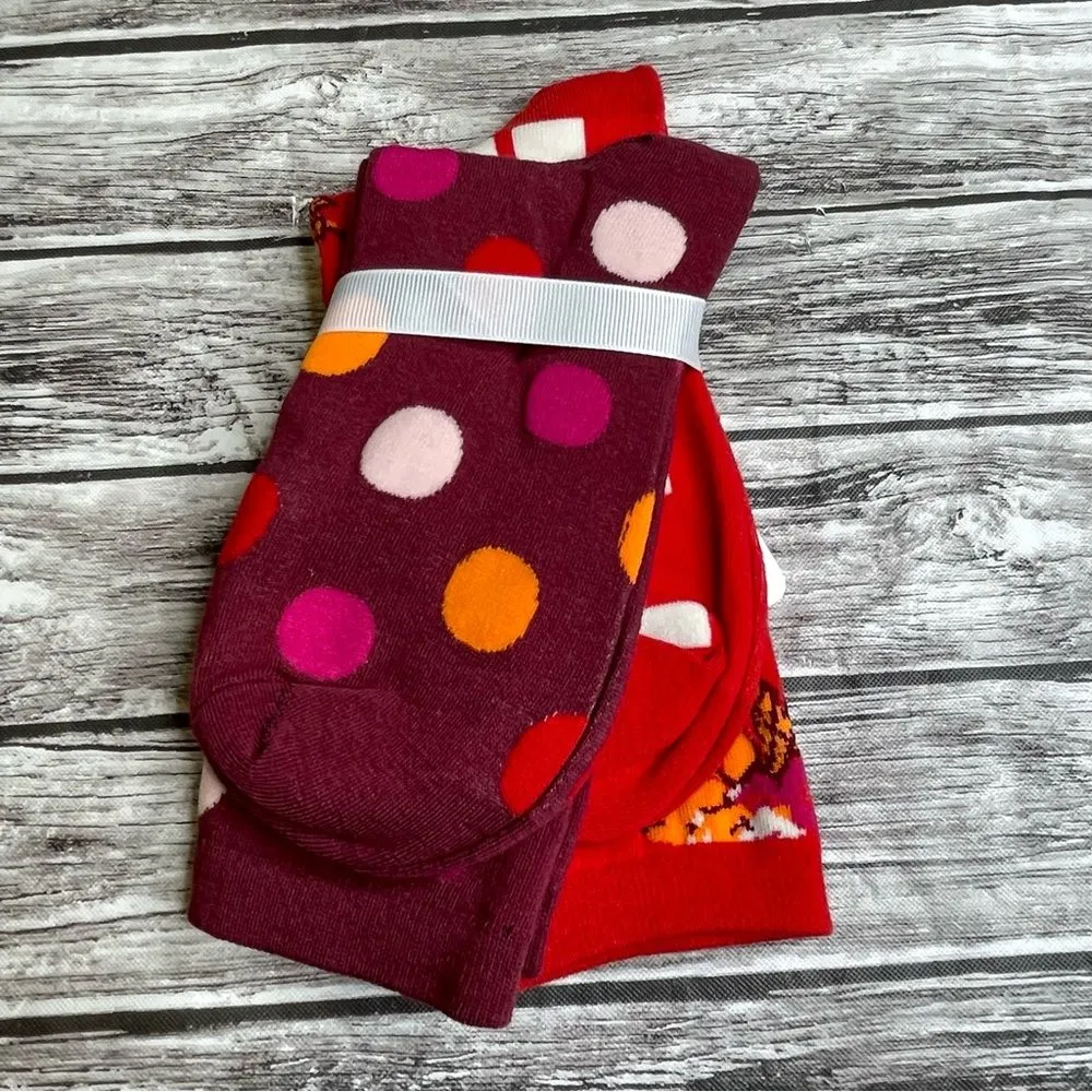 Set of 4 Different Pairs Women's Novelty Fun Socks Multicolored NEW NWT Stretchy - Image 3