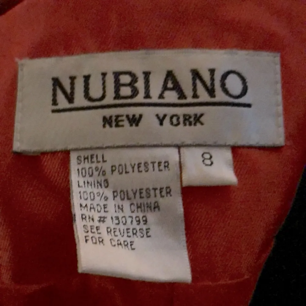 Vintage 80s  Evening Suit Jacket Red-Orange with Sparkly Snap Buttons 8 - Image 5