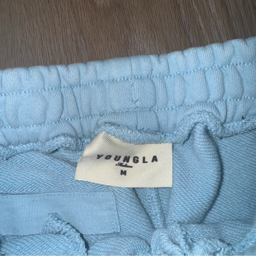 YoungLA Blue Athletic Joggers - Image 3