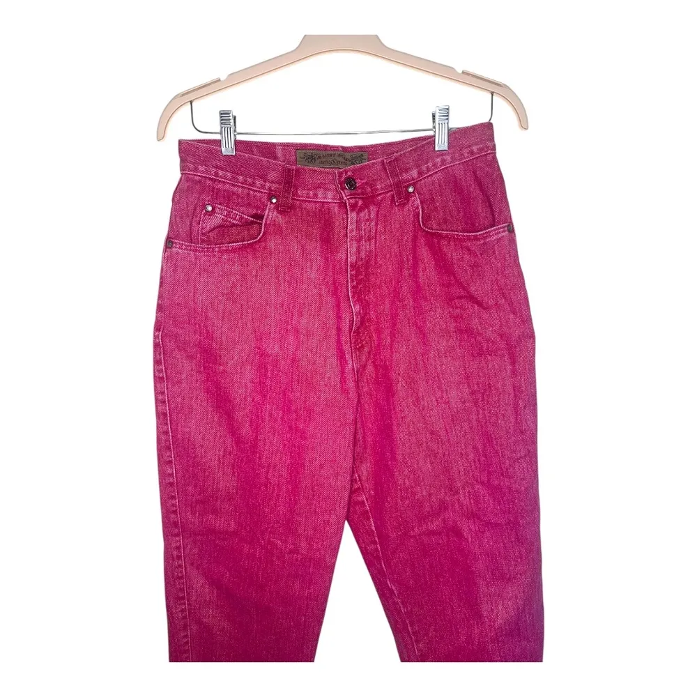 Vintage Pink Levi's 900 Series Denim Mom Jeans 90's (31x30.5) - Image 2