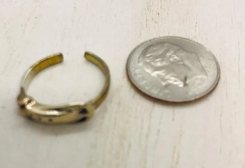 Sterling Silver Toe Ring Adjustable Buckle Design NWT - Image 7