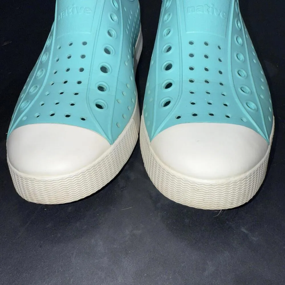 Native Adult Unisex Jefferson Waterproof Outdoor Aqua Blue Slip - Image 7