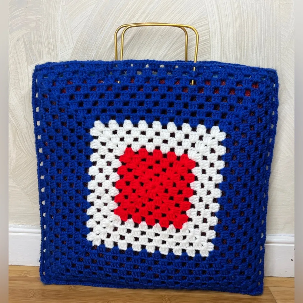 Womens Handmade Crochet/motif Knit granny square chic Granny - Image 10