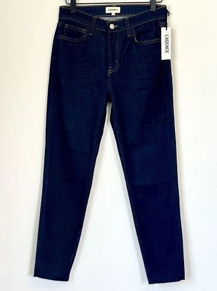 NWT L'AGENCE El Matador French Slim Raw Hem Jeans in Phoenix - Size 25 - Image 2