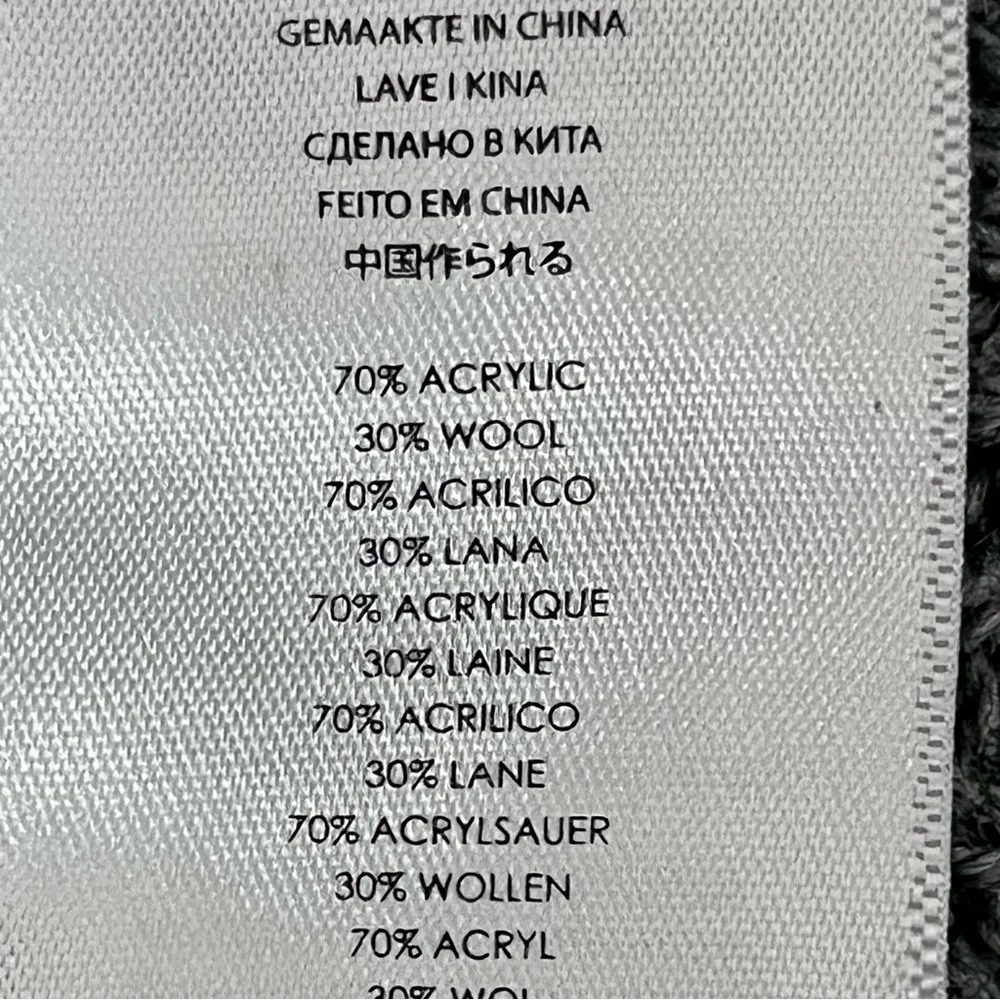 Michael Kors Gray Wool Cardigan Womens Crochet Chunky Granola Girl Soft Prep XS - Image 8