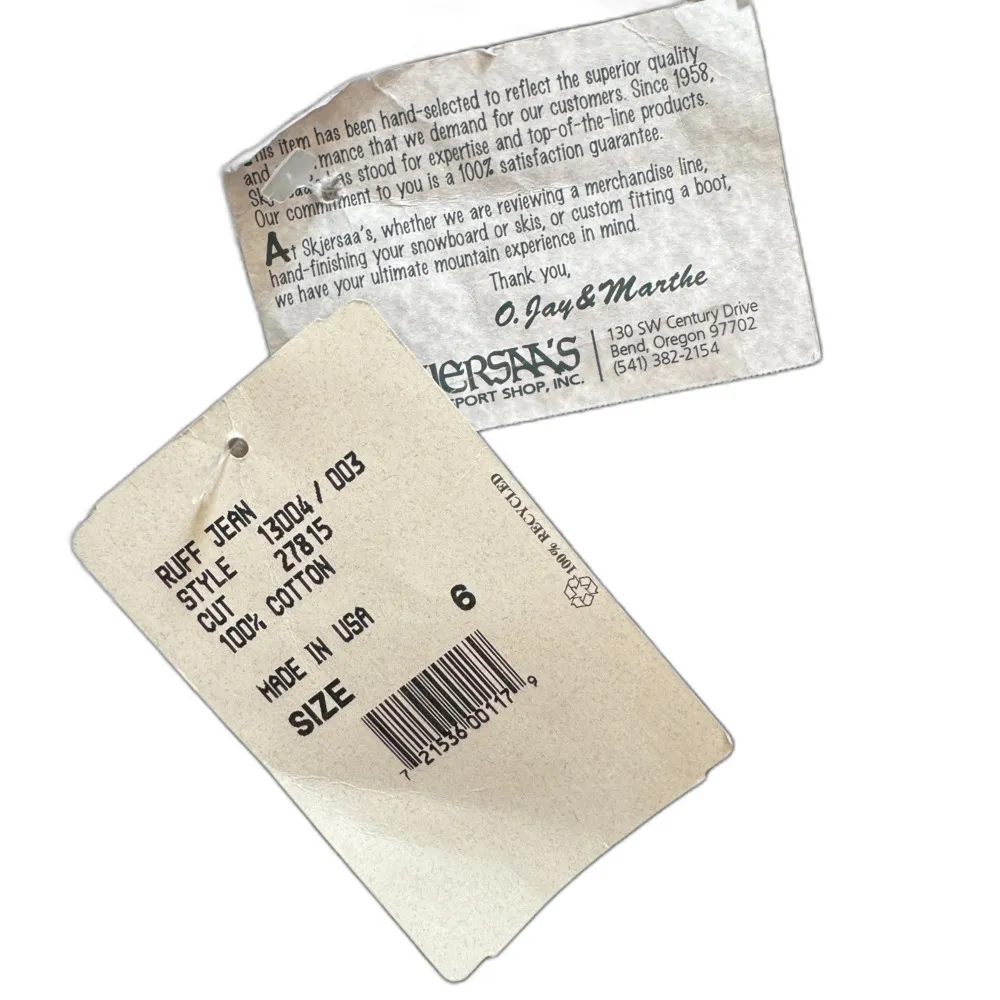 Ruff Hewn | 100% Cotton Black Jeans Vintage High Rise Size 6 New with Tag - Image 8