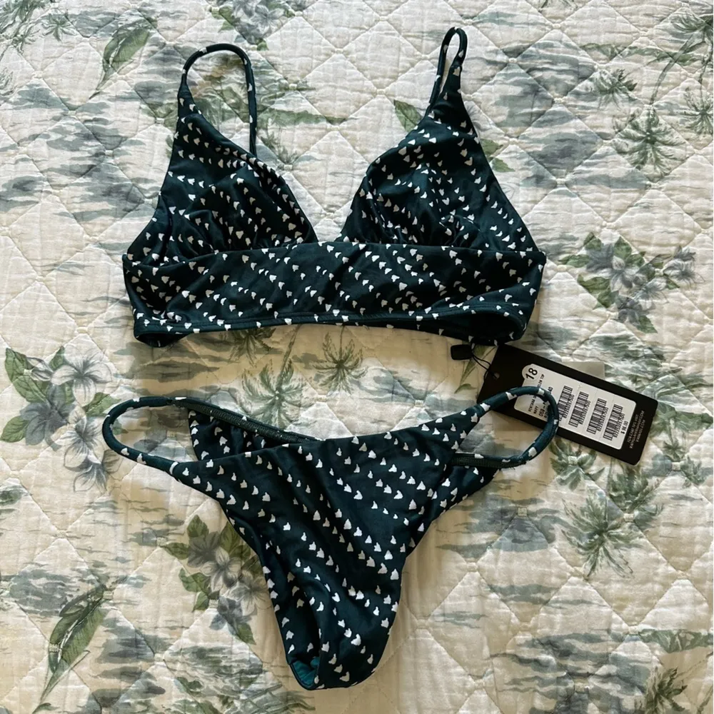ViX Ventana Bikini Set Ocean M Helen String Cheeky Cut Teal Green Size M - Image 5
