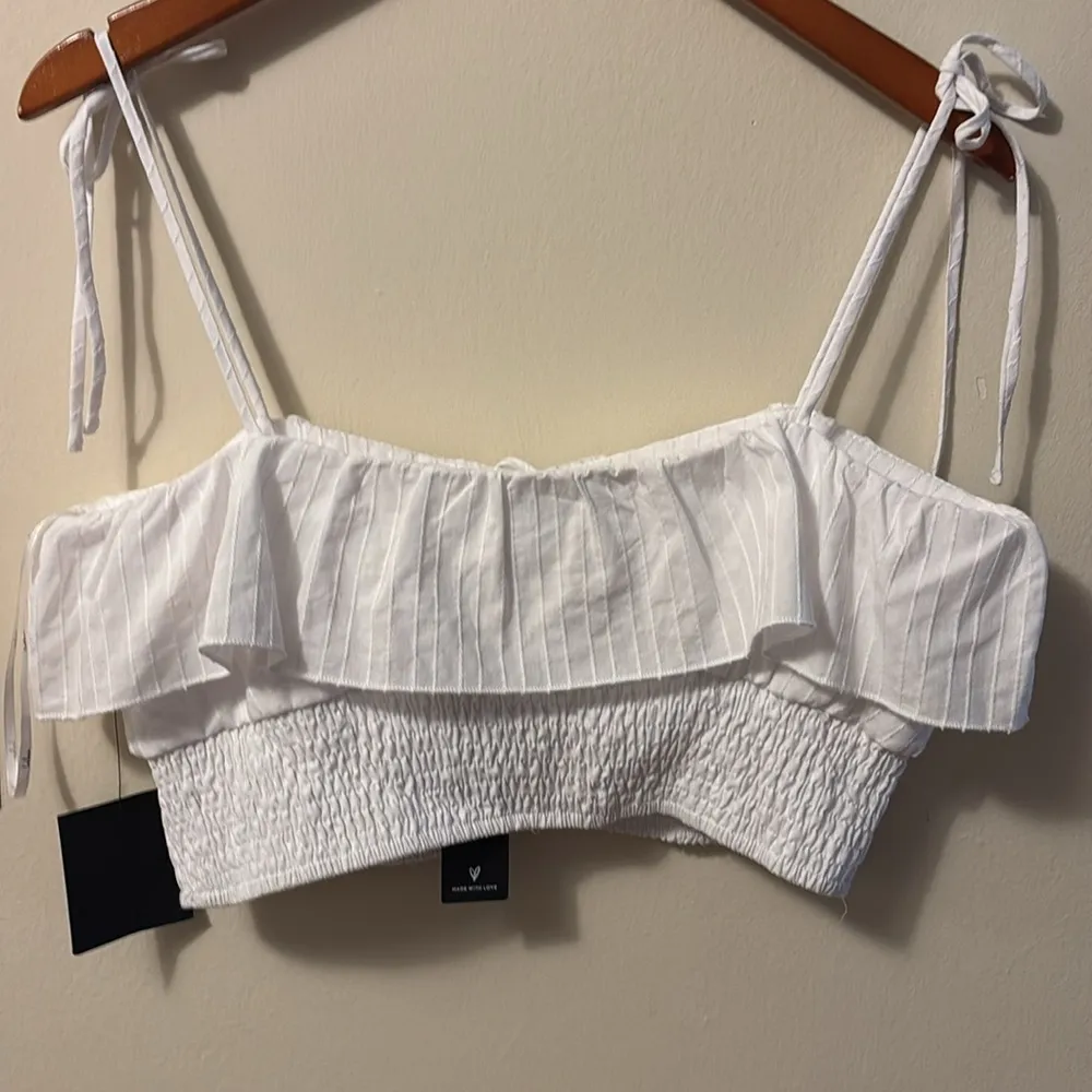 Lulu's White Ruffled Camisole Top - Image 4