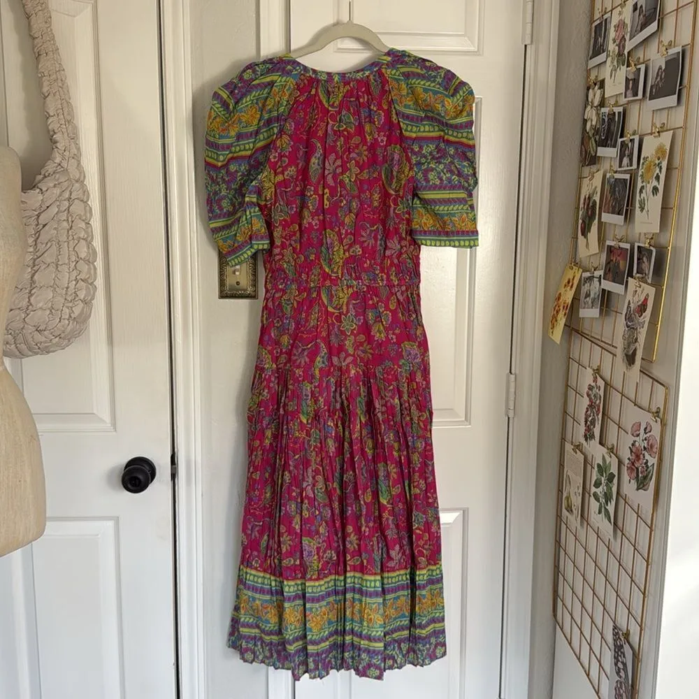 current air Lindsey puff sleeve midi dress blogger fav - Image 7