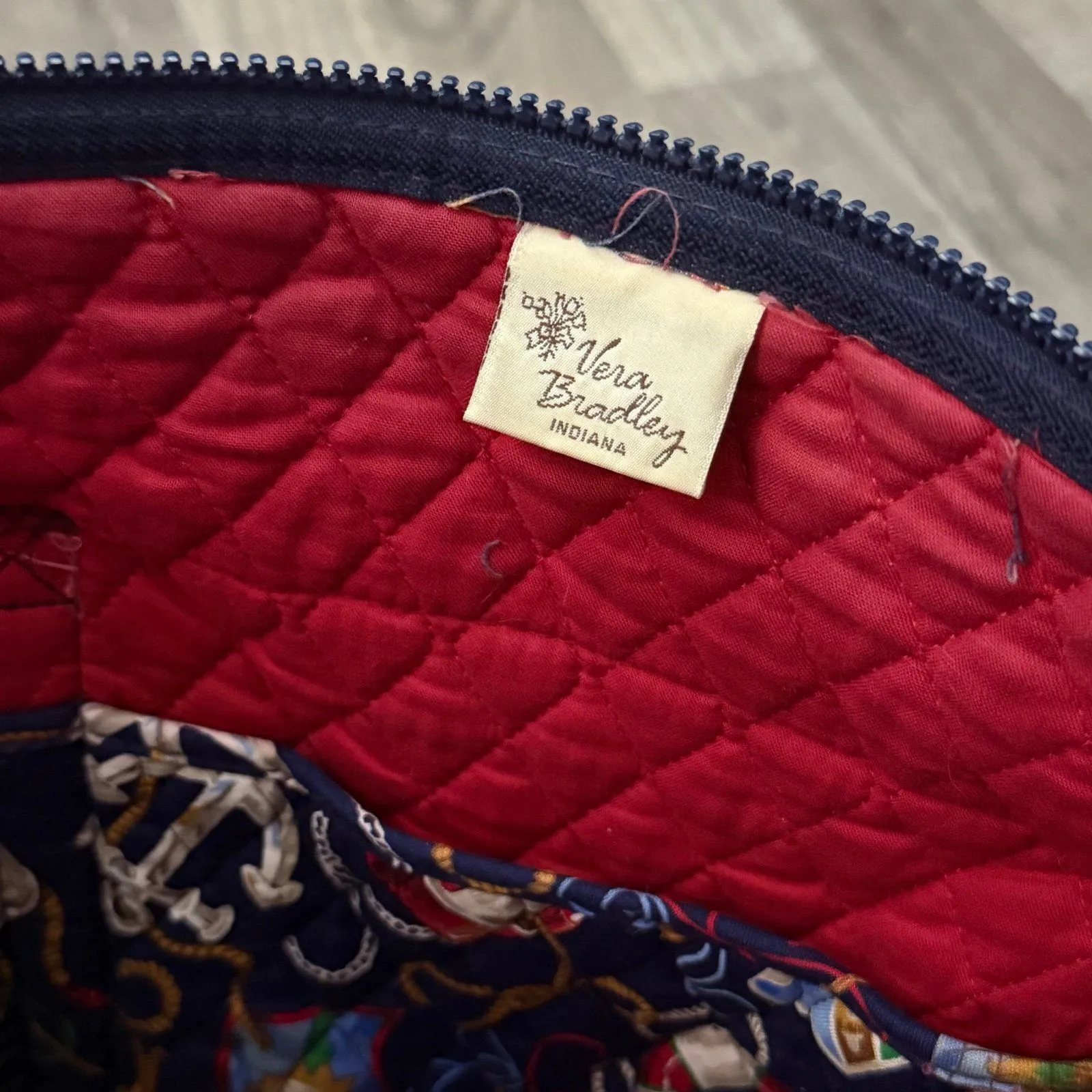 Vera Bradley Vintage  Indiana Edition colonial print quilted tote - Image 5