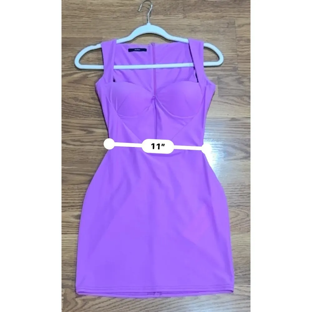 ALEX PERRY Halsey Sweetheart pencil Mini Dress in orchid AU 12 / US 8 Pink - Image 6