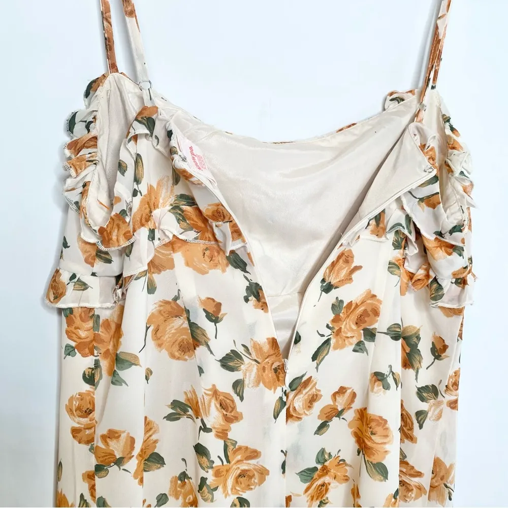 Showpo Life’s Not Simple Floral Mini Dress in Cream - Image 10