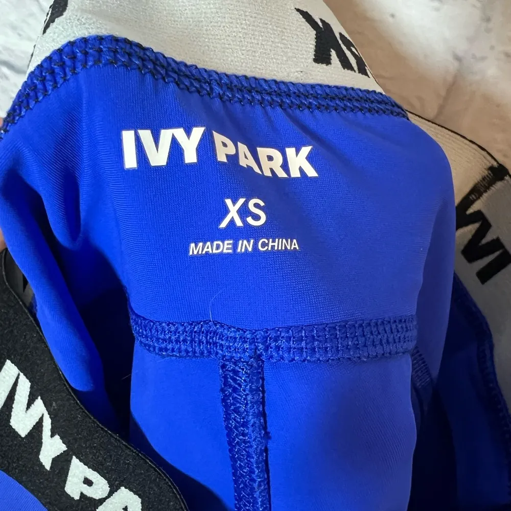 Ivy Park Blue Leggings, XS - Image 4