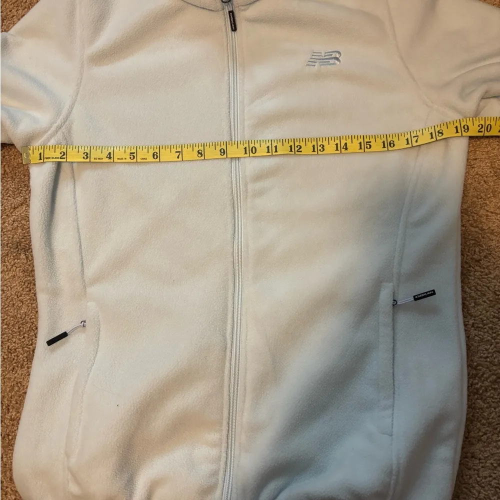 NWT New Balance Light Blue Fleece Jacket Size Small - Image 7