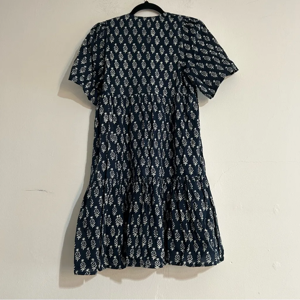 Emerson Fry India Collection Isla Dress 2 Marguerite Blue Organic Size XS/Small - Image 10