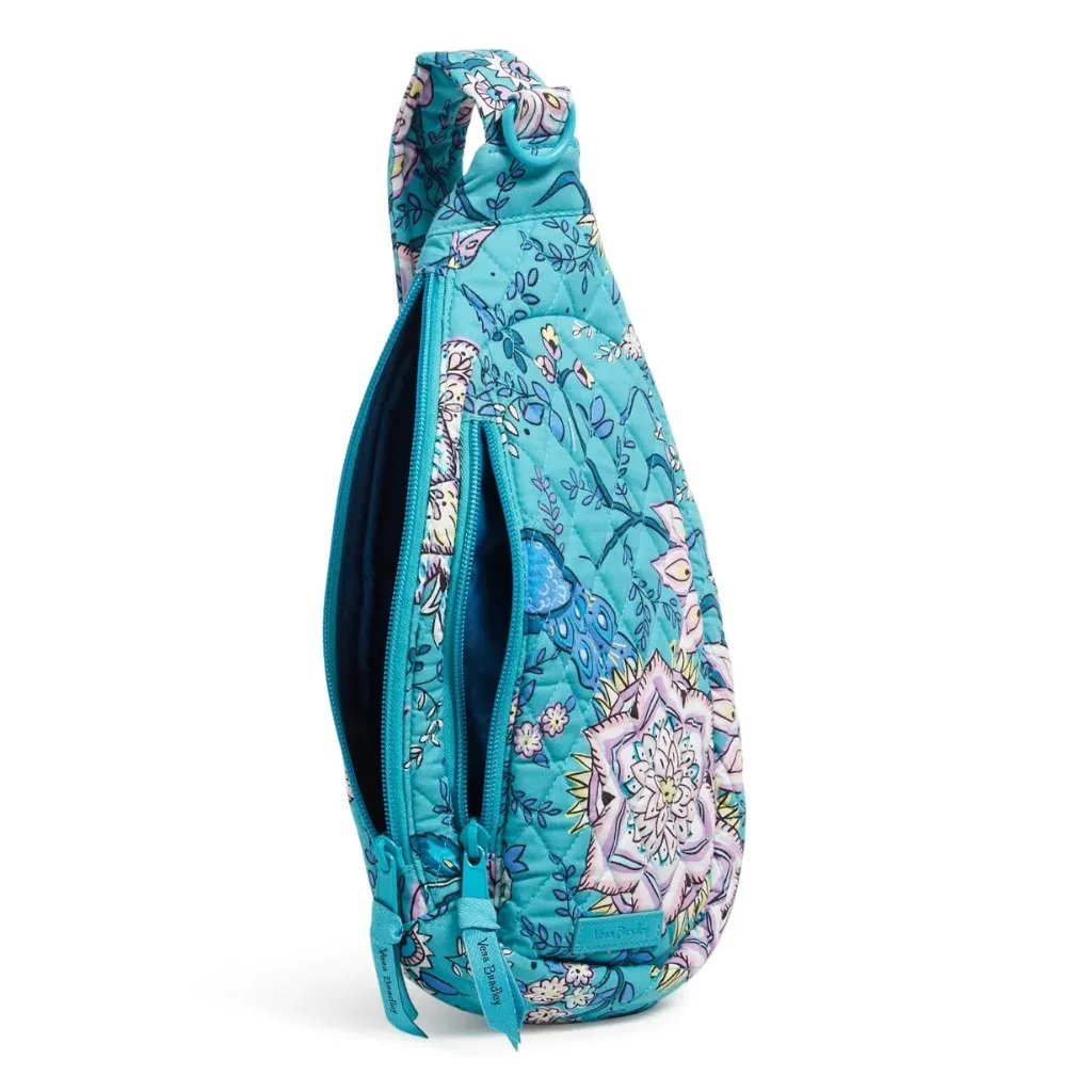 Vera Bradley Essential Compact Sling Backpack in Peacock Garden NWT - Image 3