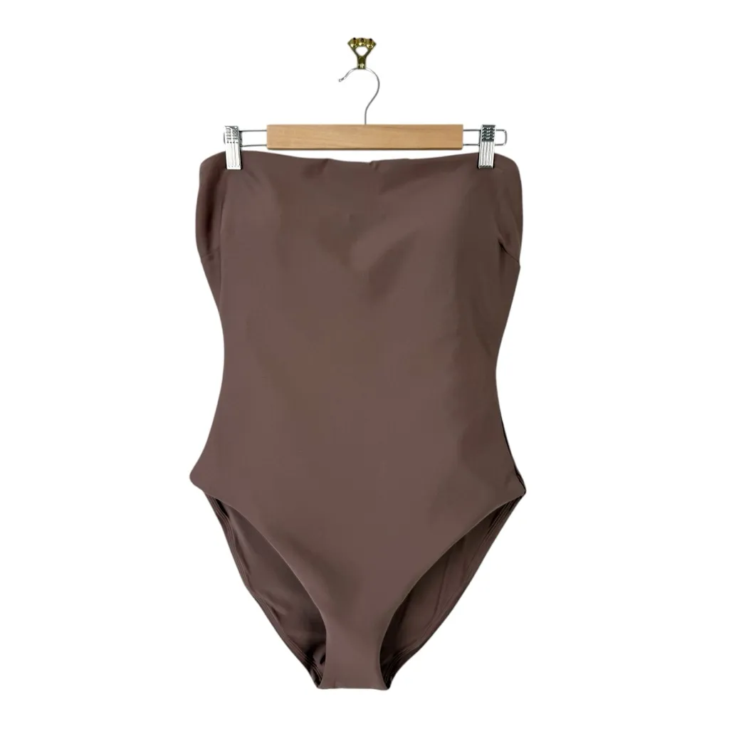 J. Crew Gemma Swimsuit Smoky Willow Wood Sz 16 NWT - Image 3