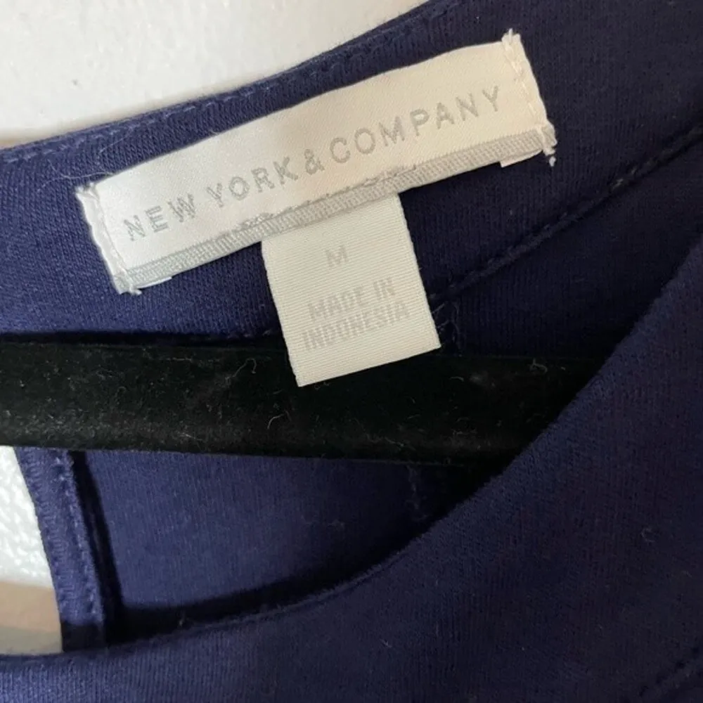 Women’s New York & Co. Navy Blue Sleeveless Dress Size M Size M - Image 2