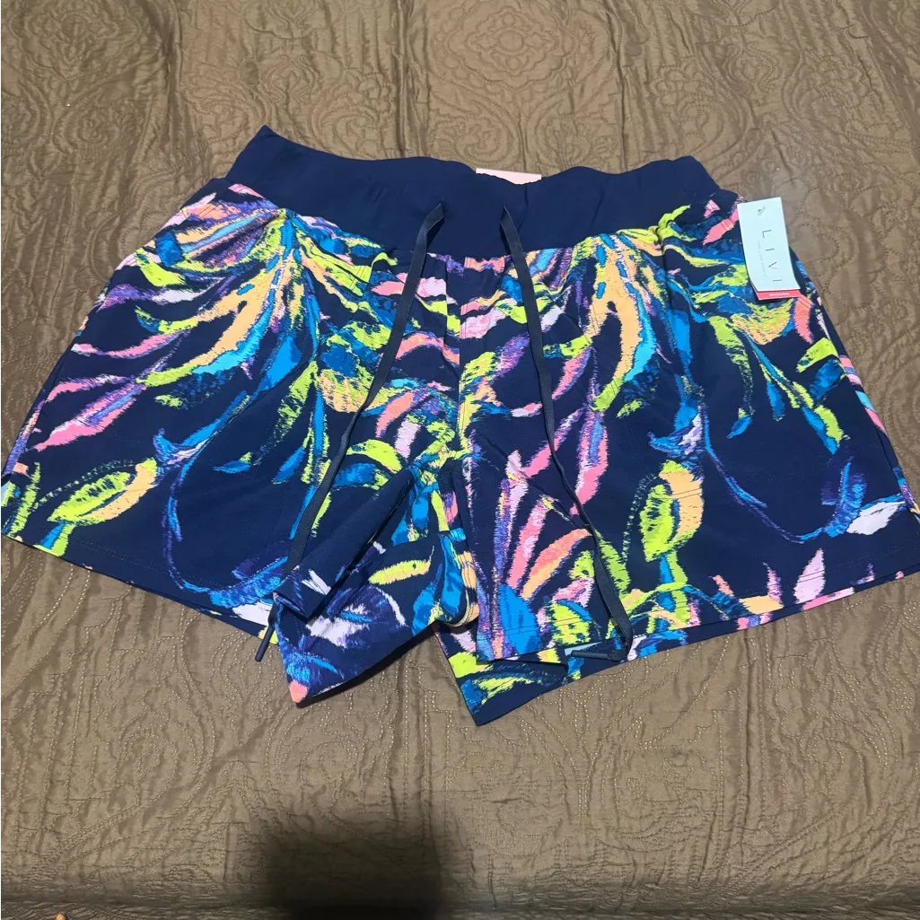 LIVI Navy Activewear Leggings Blue Size XL - Image 2