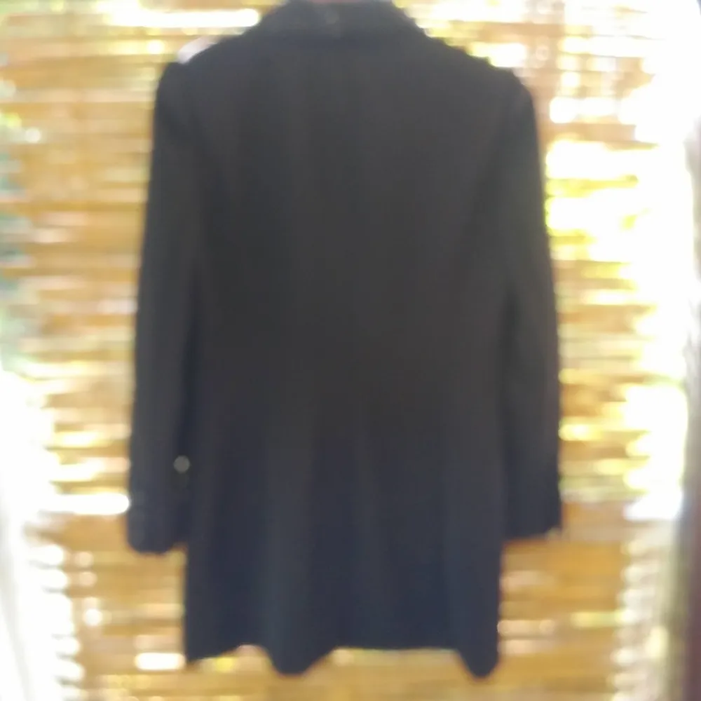 Marie St Claire 10 Black Beaded Pants Suit Funeral - Image 3