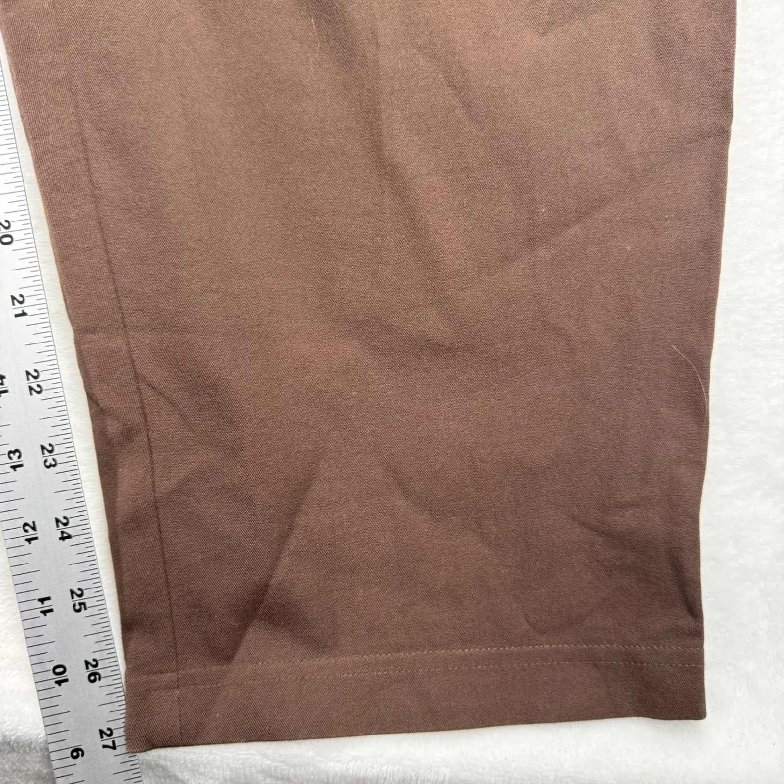 Eileen Fisher‎ Knit Pants Lounge Casual Comfort Brown XL - Image 4