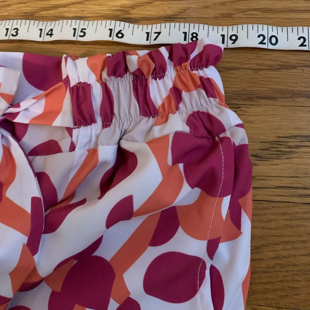 High wait Printed short magenta /orange size S/M Size M - Image 6