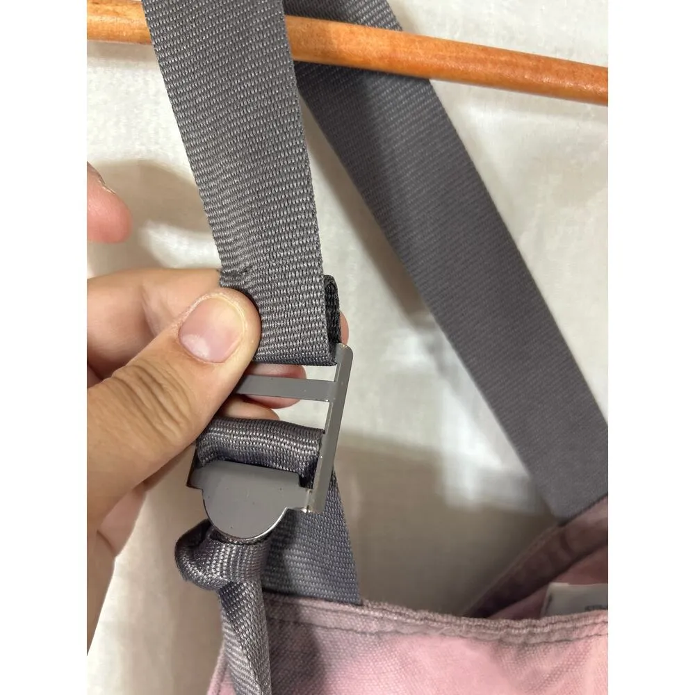 Steady Sellar Overall Dress Pink Gray Tie Dye Knee Length Patch Pocket Indibrand Size M - Image 6