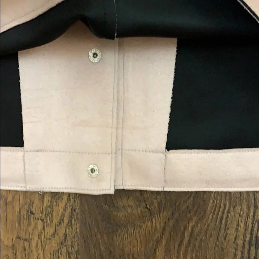 Catherine Malandrino pink faux leather jacket - Image 5