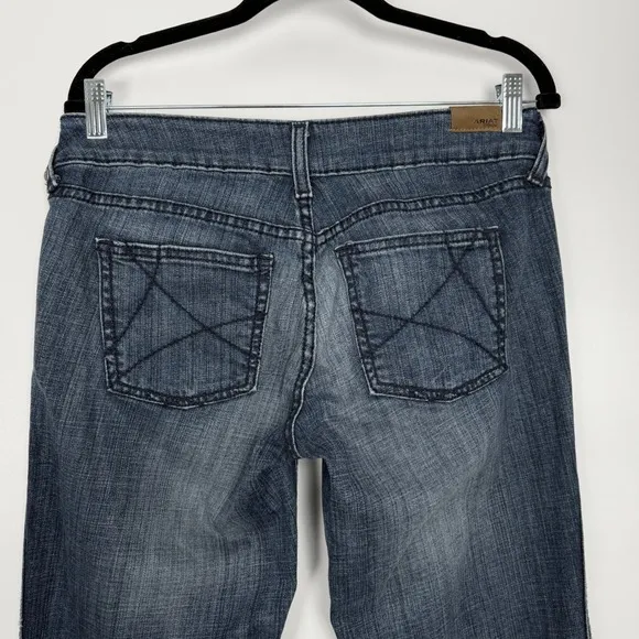 Ariat Southwestern Rodeo Bootcut Mid-Rise Darkwash Women's Jeans Size 29 Long - Image 6