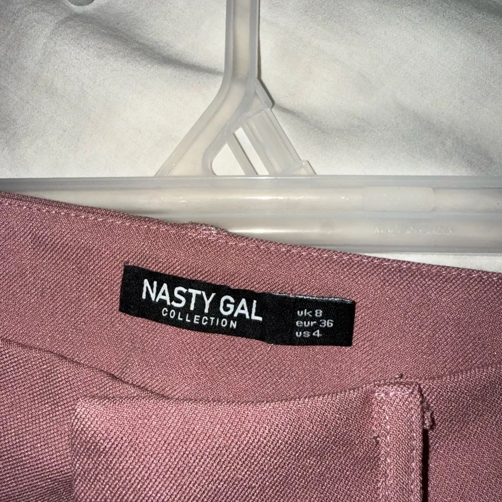 Nasty Gal Dusty Pink Pants - Image 2