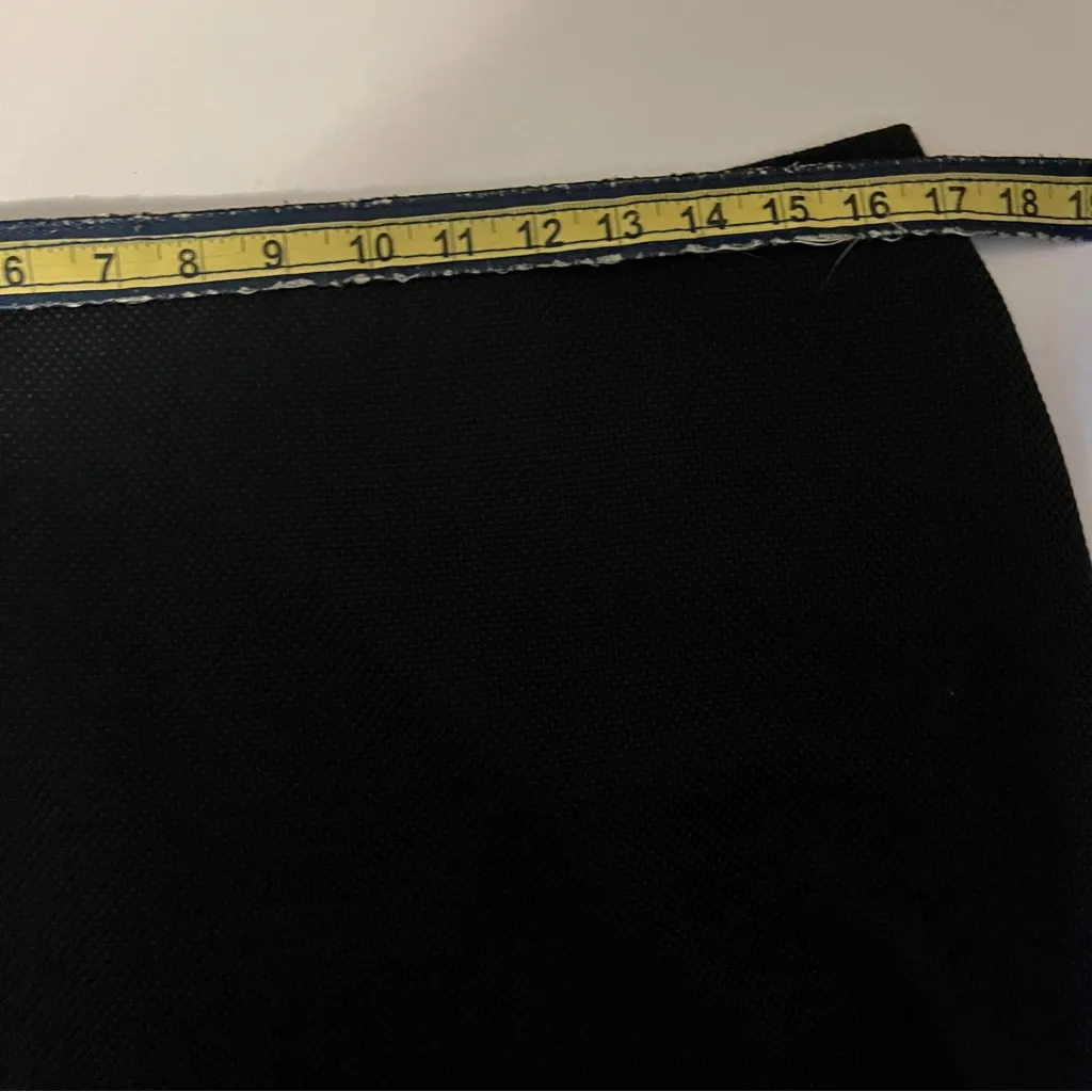 Anne Klein Black Textured Pencil Skirt 10P – Classic Lined Suit Skirt - Image 6