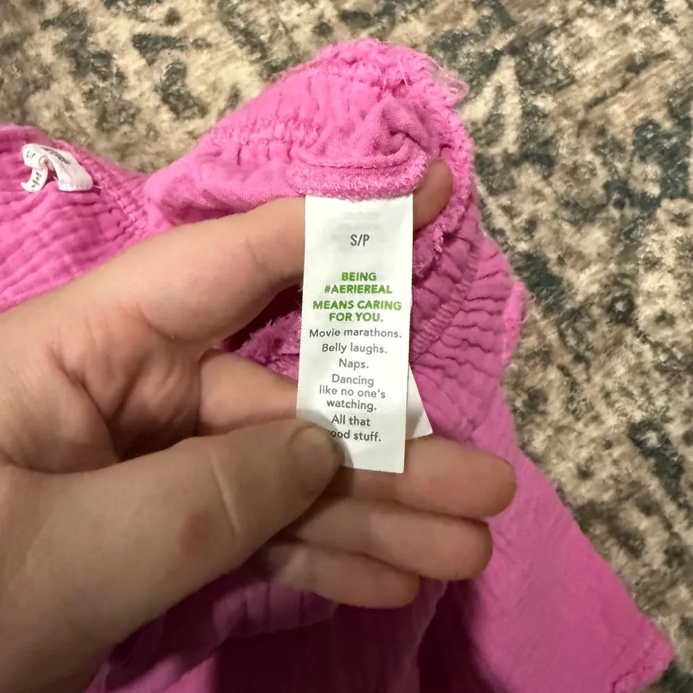 Aerie Pink Mini Skirt size small - Image 5