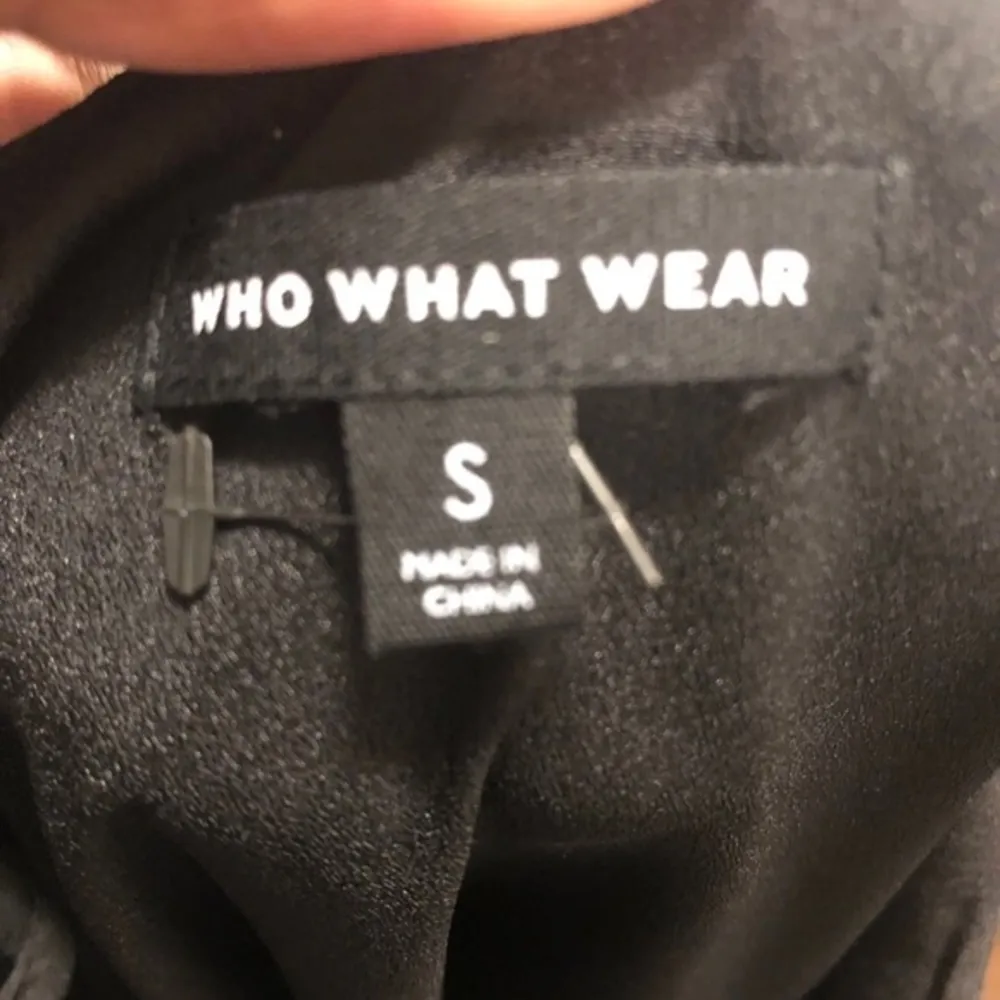 Who What Wear Ruffle Strap Midi Dress - Image 6