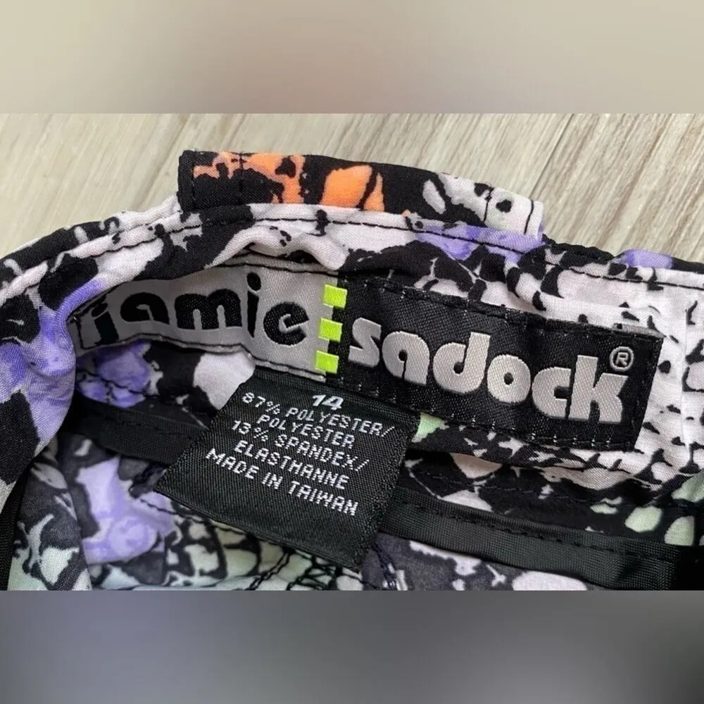 Jamie Sadock | Women's Multicolor Snakeskin Allover Tennis PGA Golf Skirt | 14 Orange - Image 3