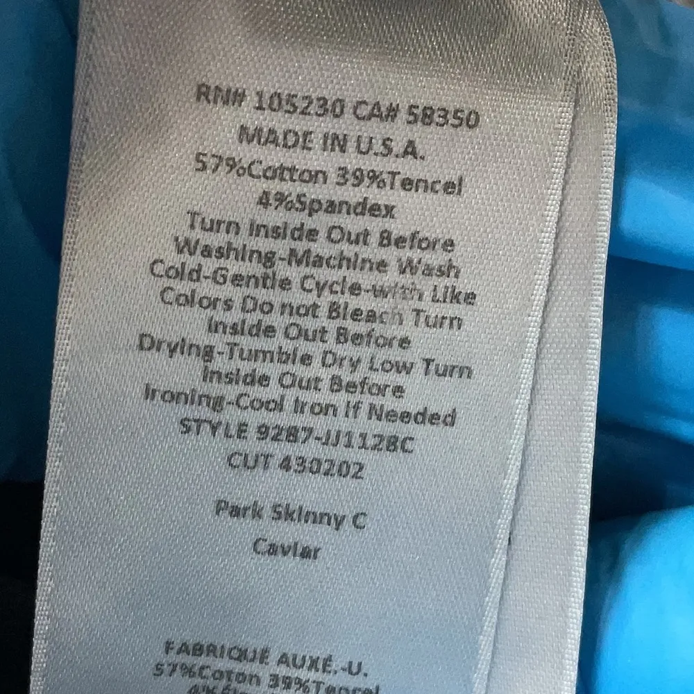 Joie Park Skinny c caviar Zipper Ankle Star Print Jeans Pants size 28 - Image 5