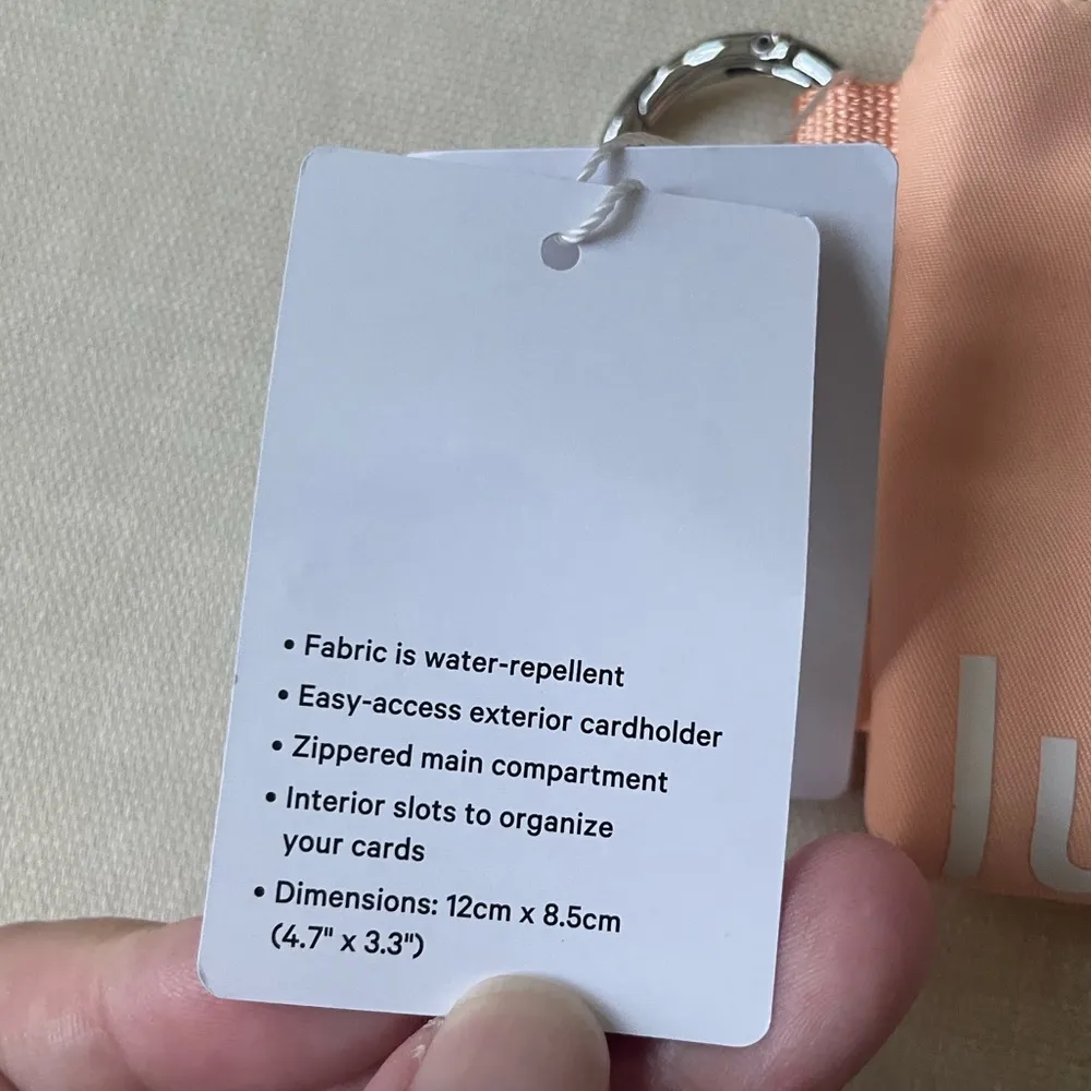 Clippable Card Pouch - Peach Bellini - Image 10