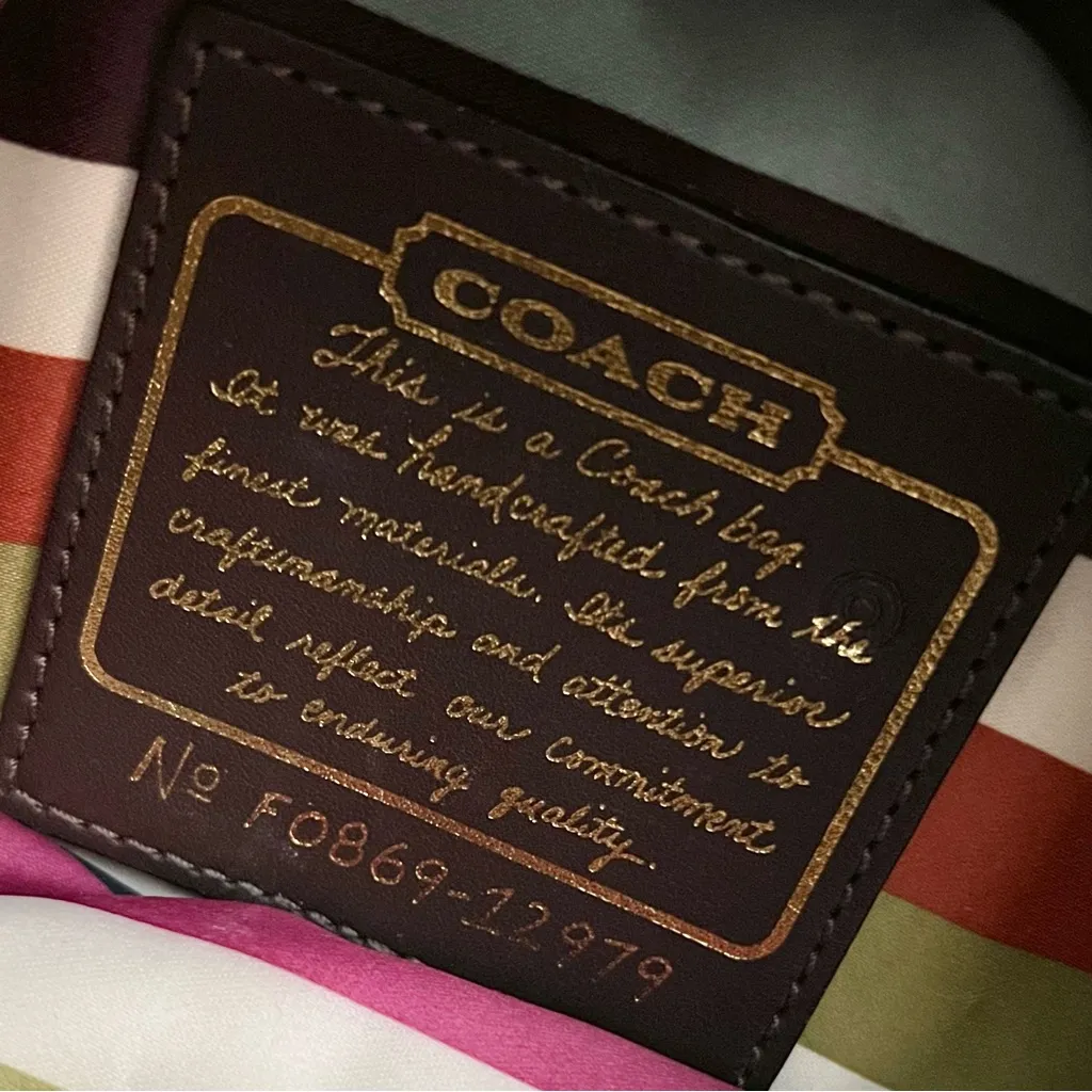 Coach Hamptons Signature Legacy Business Bag | 12979 Legacy Laptop Business Bag - Image 7