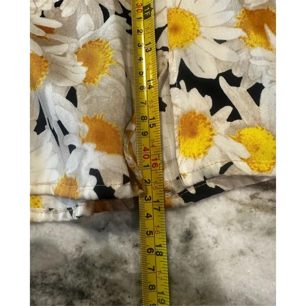 Zara Women's Floral A-Line Skirt Size 5 Multicolor Short Casual - Image 7