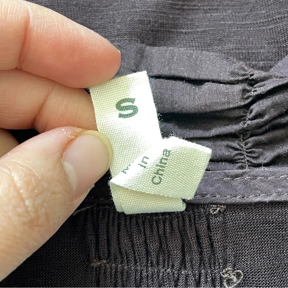 Anthropologie Leighton Top velvet womens Brown (small) y2k twee funky eclectic - Image 8