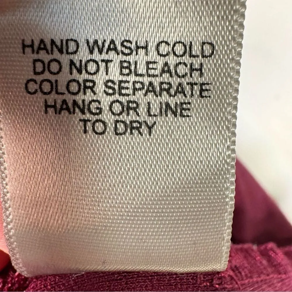 Charlotte Russe Dark Red Knit Pencil Skirt Women’s Size XL - Image 5